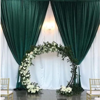 Nền Vải Nhung Chụp Ảnh Cưới, Trang Trí Tiệc Lớn - Rèm Cửa Vải Nhung Giá Rẻ Chỉ 105k 2