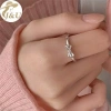 Nhẫn Nơ Ngọt Ngào Cho Nữ Trơn Đơn Giản - Quả Tặng Bé Gái, Trang Sức Phụ Kiện VN