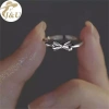 Nhẫn Nơ Ngọt Ngào Cho Nữ Trơn Đơn Giản - Quả Tặng Bé Gái, Trang Sức Phụ Kiện VN 5