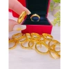 Nhẫn trơn 2 chỉ mạ vàng 24 xi cao cấp mẫu mới siêu bền màu nhẫn có khắc 4 số 9 4