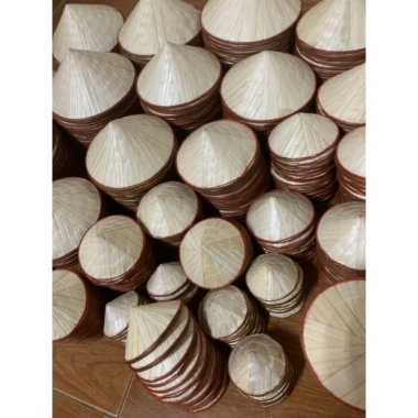 Nón Lá Trắng Trang Trí Decor Lễ Hội Tết - Size 4-8.5cm Giá Cực Sỉ 7.000đ 2