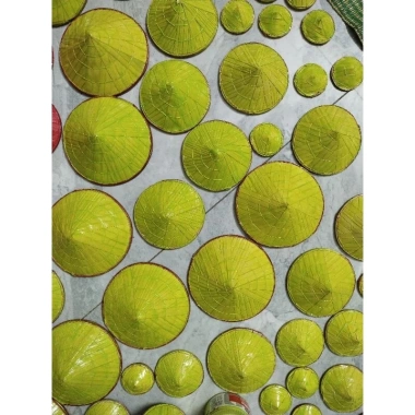 Nón Lá Trắng Trang Trí Decor Lễ Hội Tết - Size 4-8.5cm Giá Cực Sỉ 7.000đ 4