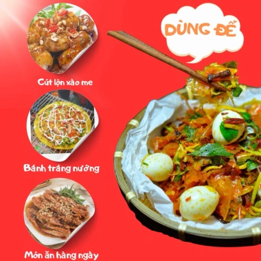 Nước sốt bò,nước sốt me Anh Tú làm bánh tráng,món gỏi,sốt ướp thịt nướng,nước chấm thịt nướng(2L,5L)