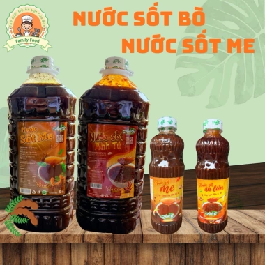 Nước sốt bò,nước sốt me Anh Tú làm bánh tráng,món gỏi,sốt ướp thịt nướng,nước chấm thịt nướng(2L,5L)