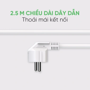 Ổ Cắm Điện Đa Năng UPGEN TOWER Dạng Tháp Chịu Tải Lớn, Tích Hợp USB Sạc Nhanh, An Toàn Chống Cháy 3