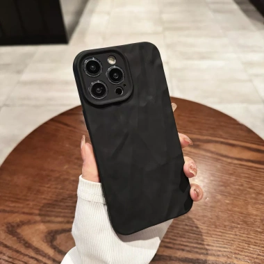 Ốp Bảo Vệ Mờ Xếp Ly Cảm Giác Cao Cấp Đơn Giản Thích Hợp Cho iPhone15 / 15ProMax / 14 / 13 Mới Bao Gồm Tất Cả Chống Sốc 6