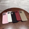 Ốp Bảo Vệ Mờ Xếp Ly Cảm Giác Cao Cấp Đơn Giản Thích Hợp Cho iPhone15 / 15ProMax / 14 / 13 Mới Bao Gồm Tất Cả Chống Sốc 8