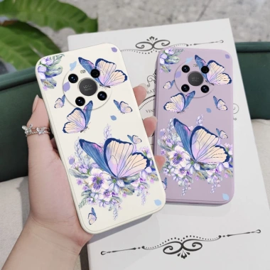 Ốp Điện Thoại Bướm Đáng Yêu Cho Huawei Honor 400 Lite X5C X9D X9C X9B X9A X8 X8B X7D X7B X6B Y8P Y7A Pro 4G 5G Thiết Kế Sáng Tạo
