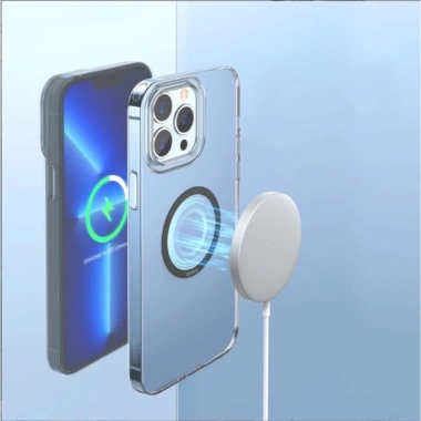 Ốp điện thoại chống sốc TPU trong suốt OPPO A6X 4G có thanh sạc không dây từ tính cho OPPO A6X 5G A6 Pro Kính cường lực bảo mật chống gián điệp + Phim ống kính 9