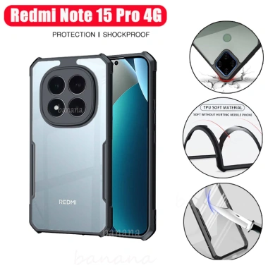 Ốp điện thoại di động chống rơi 3in1 Redmi Note 15 Pro 4G cho Redmi Note 15 Pro 5G Note15 Pro Plus Phim kính cường lực + Phim ống kính