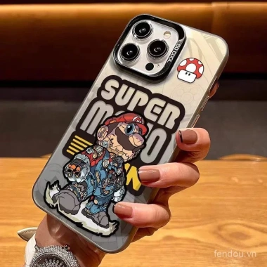 Ốp điện thoại Graffiti Mechanical Mario chống sốc cho Samsung S25 Ultra, S23, A55 5G - Giá 50.380₫