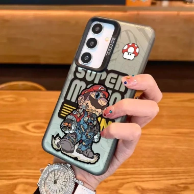 Ốp điện thoại Graffiti Mechanical Mario chống sốc cho Samsung S25 Ultra, S23, A55 5G - Giá 50.380₫