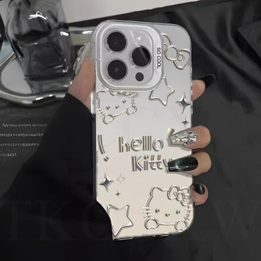 Ốp điện thoại Sanrio Hello Kitty Girl họa tiết dễ thương cho OnePlus 12 11 11R ACE 3 3V 2V 2 Ốp bảo vệ màu bạc 2