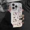 Ốp điện thoại Sanrio Hello Kitty Girl họa tiết dễ thương cho OnePlus 12 11 11R ACE 3 3V 2V 2 Ốp bảo vệ màu bạc 3