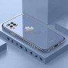 Ốp điện thoại Silicon TPU mạ họa tiết lá phong dây đeo cho Samsung A12 A22 - Bảo vệ tối đa 5