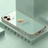 Ốp điện thoại Silicon TPU mạ họa tiết lá phong dây đeo cho Samsung A12 A22 - Bảo vệ tối đa 8