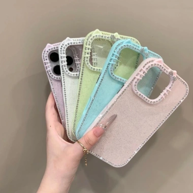 Ốp điện thoại tai mèo lấp lánh kim cương cho iPhone 13 15 Pro Max, chống sốc, chống rơi, vỏ cứng 128k 7