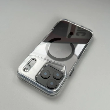 Ốp lưng acrylic trong suốt cam cho iPhone Air 17 Pro Max - Bảo vệ siêu bền mỏng nhẹ