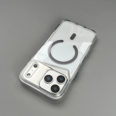 Ốp lưng acrylic trong suốt cam cho iPhone Air 17 Pro Max - Bảo vệ siêu bền mỏng nhẹ