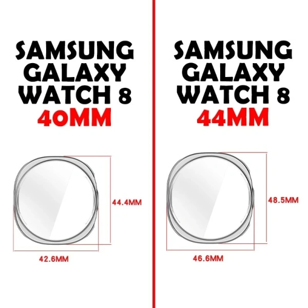 Hình ảnh sản phẩm Ốp lưng bảo vệ màn hình Galaxy Watch 8 44mm/40mm - Chống trầy xước, giá ưu đãi 33.431