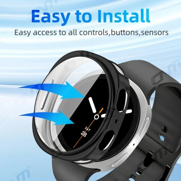 Cách lắp và kiểm tra Ốp lưng bảo vệ màn hình Galaxy Watch 8 44mm/40mm để tránh trầy xước