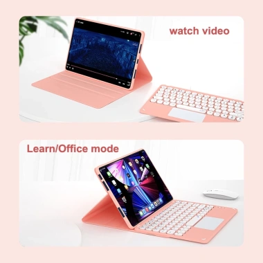 Ốp lưng có bàn phím cảm ứng cho máy tính bảng Tecno Megapad 11 2.025 11 Inch T1.101 Bàn phím từ tính có thể tháo rời O Bàn phím đánh thức giấc ngủ với chuột Bluetooth cho Tecno Megapad 11 2.025