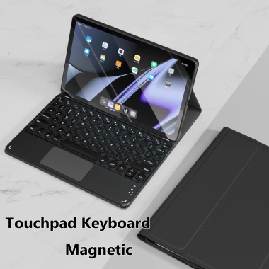 Ốp lưng có bàn phím cảm ứng cho máy tính bảng Tecno Megapad 11 2.025 11 Inch T1.101 Bàn phím từ tính có thể tháo rời O Bàn phím đánh thức giấc ngủ với chuột Bluetooth cho Tecno Megapad 11 2.025