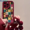 Ốp Lưng Điện Thoại OPPO A6 A6X A6T A5i A5 Pro A5X 4G 5G Vỏ Thiết Kế Mới Hoạt Hình Dễ Thương Giáng Sinh Silicon Chống Sốc Bảo Vệ Ống Kính Mềm Có Vòng Tay 2.026 5