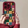 Ốp Lưng Điện Thoại OPPO A6 A6X A6T A5i A5 Pro A5X 4G 5G Vỏ Thiết Kế Mới Hoạt Hình Dễ Thương Giáng Sinh Silicon Chống Sốc Bảo Vệ Ống Kính Mềm Có Vòng Tay 2.026 6