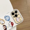 Ốp lưng iPhone 11‑15 Graffiti hoạt hình cửa sổ lớn, chống sốc, bảo vệ camera - Động vật dễ thương 4