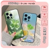 Ốp lưng iPhone 13/13 Pro/13 Pro Max/13 Mini in hình cỏ bốn lá may mắn - Giá 29.900 VND