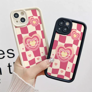 Ốp lưng iPhone 17-11, Pro, XS Max, SE 2.020 - Mắt thiên thần, chống rơi, Red Love JGS028