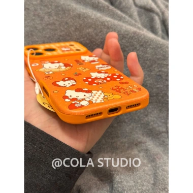 Ốp Lưng iPhone 17/16/15/14 Pro Max Full Cover Da Mềm Cam Dễ Thương Nhân Vật Hoạt Hình Bảo Vệ Bé Gái Nữ - Giá chỉ 118.700₫