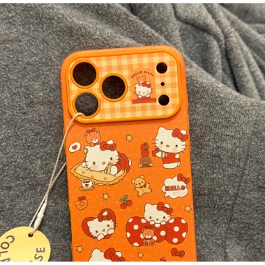Ốp Lưng iPhone 17/16/15/14 Pro Max Full Cover Da Mềm Cam Dễ Thương Nhân Vật Hoạt Hình Bảo Vệ Bé Gái Nữ - Giá chỉ 118.700₫