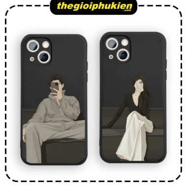 Ốp lưng iphone cặp đôi phu thê đáng yêu case 16 15 pro max 15plus 14 13 12 promax 11 mini 6 6s 7 8 plus x xr xs Se 4