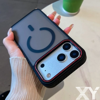 Ốp lưng iPhone Chống sốc và chống bám vân tay hỗ trợ sạc từ tính bảo vệ toàn diện cho iPhone 17Air 16 15 14 13 Pro Max 8