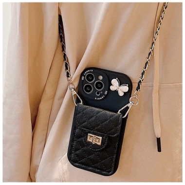 Ốp Lưng iPhone Da Có Dây Đeo Chéo - Giảm 19.000đ - Có IP 17 - Dành Cho iPhone 7-15 Pro Max - Giá 130k 4