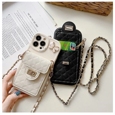 Ốp Lưng iPhone Da Có Dây Đeo Chéo - Giảm 19.000đ - Có IP 17 - Dành Cho iPhone 7-15 Pro Max - Giá 130k 5