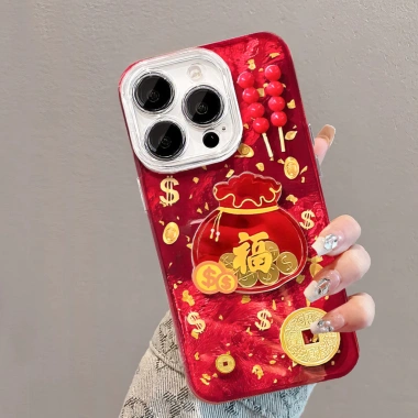 Ốp Lưng Lông Vũ Phản Quang Hình 3D Túi Tiền Giảm Giá Cực Sốc Chỉ 47.000đ 2
