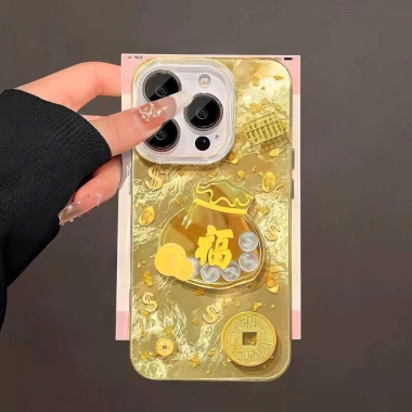 Ốp Lưng Lông Vũ Phản Quang Hình 3D Túi Tiền Giảm Giá Cực Sốc Chỉ 47.000đ 6