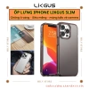 Ốp lưng nhám chống bám vân mồ hôi tay iPhone 12 13 14 15 16 Pro Max, 14 15 16 Plus Likgus Matte - chống sốc, chống ố