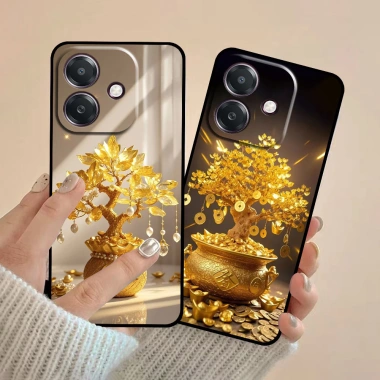 Ốp lưng Oppo A3, A3x, A5 Pro hình túi tiền tài lộc – Giá 29.900đ, bảo vệ & may mắn