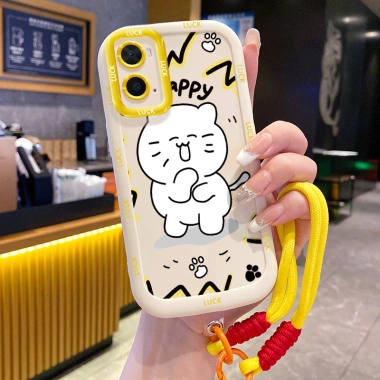 Ốp Lưng OPPO A36 A76 A96 Case Mèo Nhỏ và Dây Lanyard - Giá chỉ 44.600₫, giảm tới 9.366₫