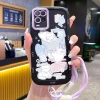 Ốp Lưng OPPO A54 4G Case đáng yêu Mèo Với Lanyard
