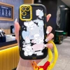Ốp Lưng OPPO A54 4G Case đáng yêu Mèo Với Lanyard 5