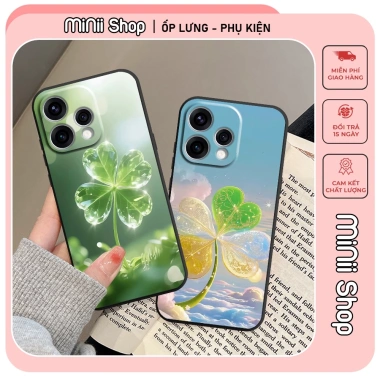 Ốp lưng Oppo Reno 15/15 Pro/15F 5G – Họa tiết cỏ bốn lá may mắn, giảm còn 29.900₫ Ốp lưng Oppo Reno 15/15 Pro/15F 5G – Họa tiết cỏ bốn lá may mắn, giảm còn 29.900₫