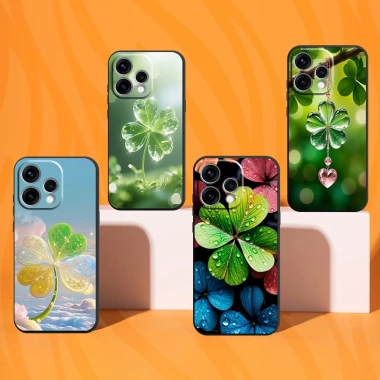 Ốp lưng Oppo Reno 15/15 Pro/15F 5G – Họa tiết cỏ bốn lá may mắn, giảm còn 29.900₫ 2