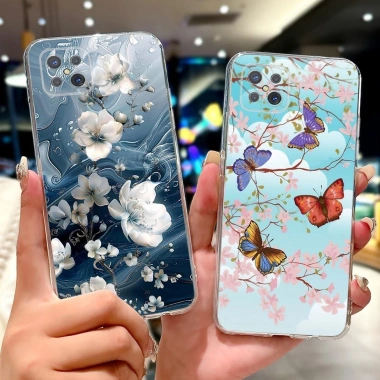 Ốp lưng Oppo Reno 4Z 5G CPH2.065 Thẩm Mỹ Mèo Dễ Thương Thời Trang Hoa Sơn Ốp lưng Oppo Reno4 Z 5G