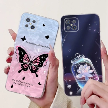 Ốp lưng Oppo Reno 4Z 5G CPH2.065 Thẩm Mỹ Mèo Dễ Thương Thời Trang Hoa Sơn Ốp lưng Oppo Reno4 Z 5G