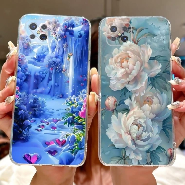 Ốp lưng Oppo Reno 4Z 5G CPH2.065 Thẩm Mỹ Mèo Dễ Thương Thời Trang Hoa Sơn Ốp lưng Oppo Reno4 Z 5G